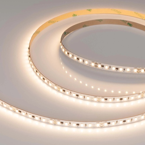 Лента светодиодная IC-A120-8mm 24V Warm3000 (9.6 W/m, IP20, 2835, 10m) (Arlight, стабилизированная)