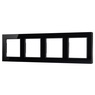 Рамка стеклянная FRM-GLARE-GS-4-BK (Arlight, -)