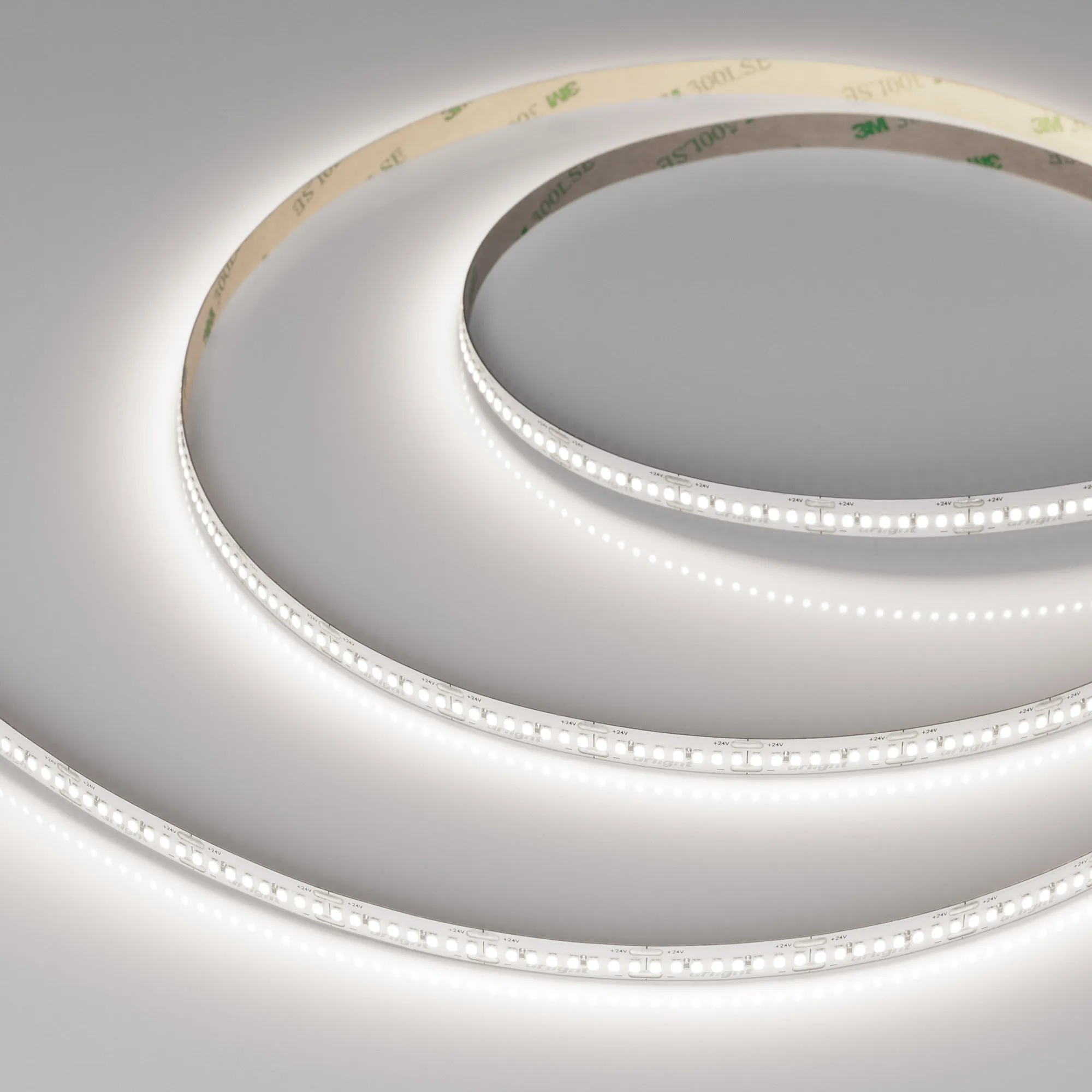 Лента светодиодная MICROLED-M320-8mm 24V Day5000 (8 W/m, IP20, 2216, 5m) (Arlight, 130 лм/Вт) - изображение товара