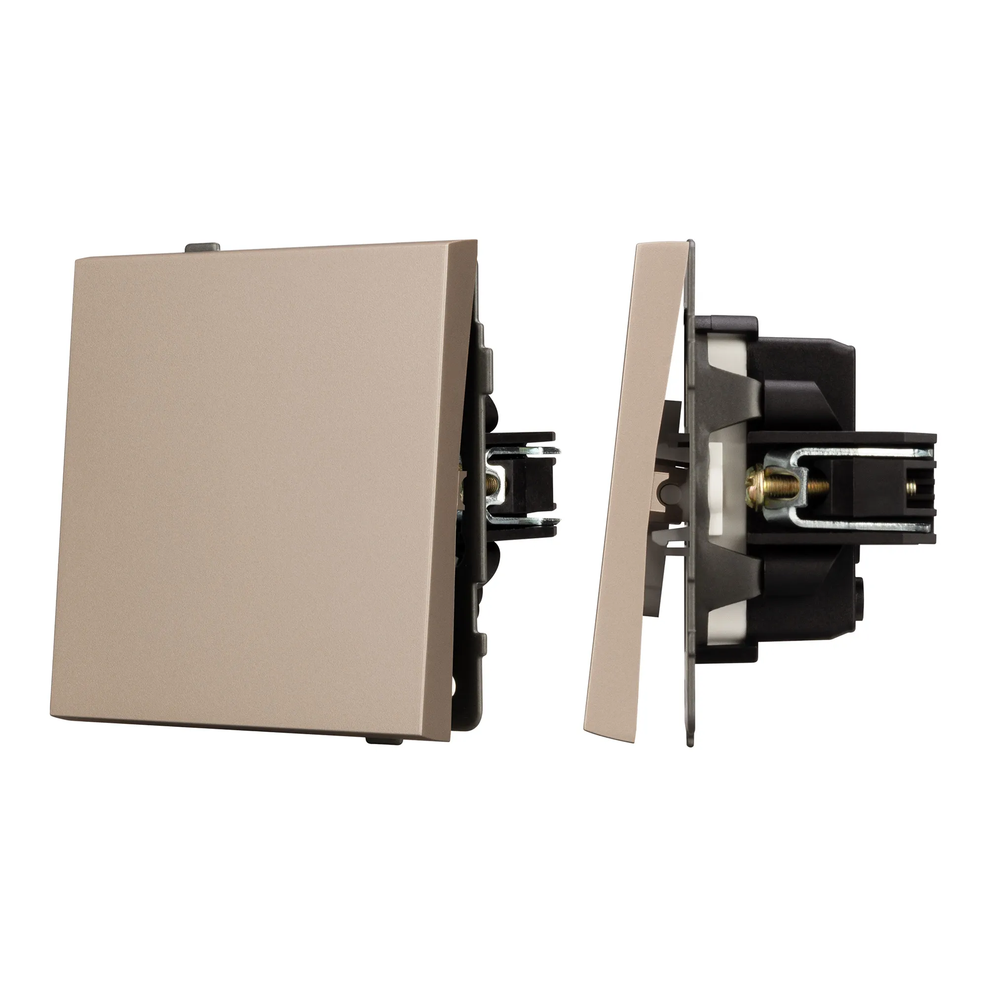 Механизм звонкового выключателя SWT-TENDO-MKR1-PL-GD (230V, 10A) (Arlight, -) - изображение товара