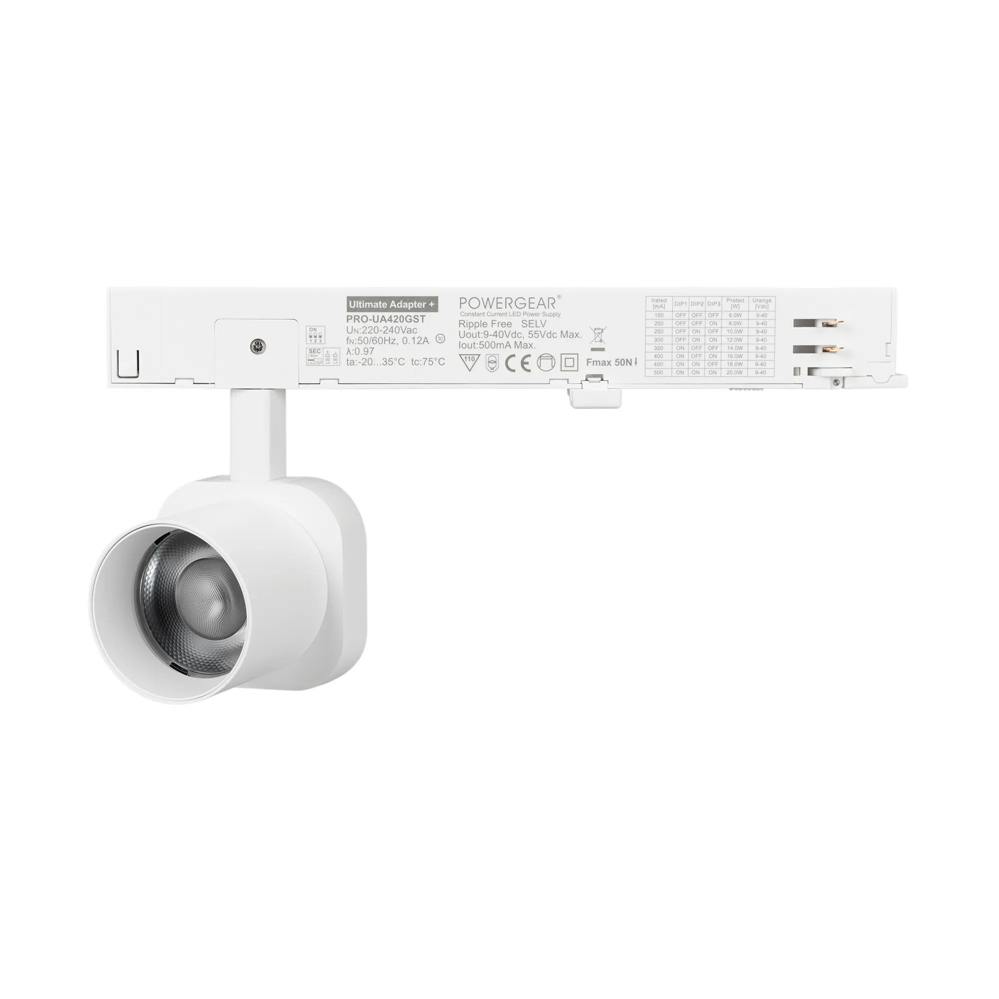 Светильник LGD-DIAFILM-4TR-R60-10W Warm3000 (WH, 38 deg, 230V) (Arlight, IP20 Металл, 5 лет)