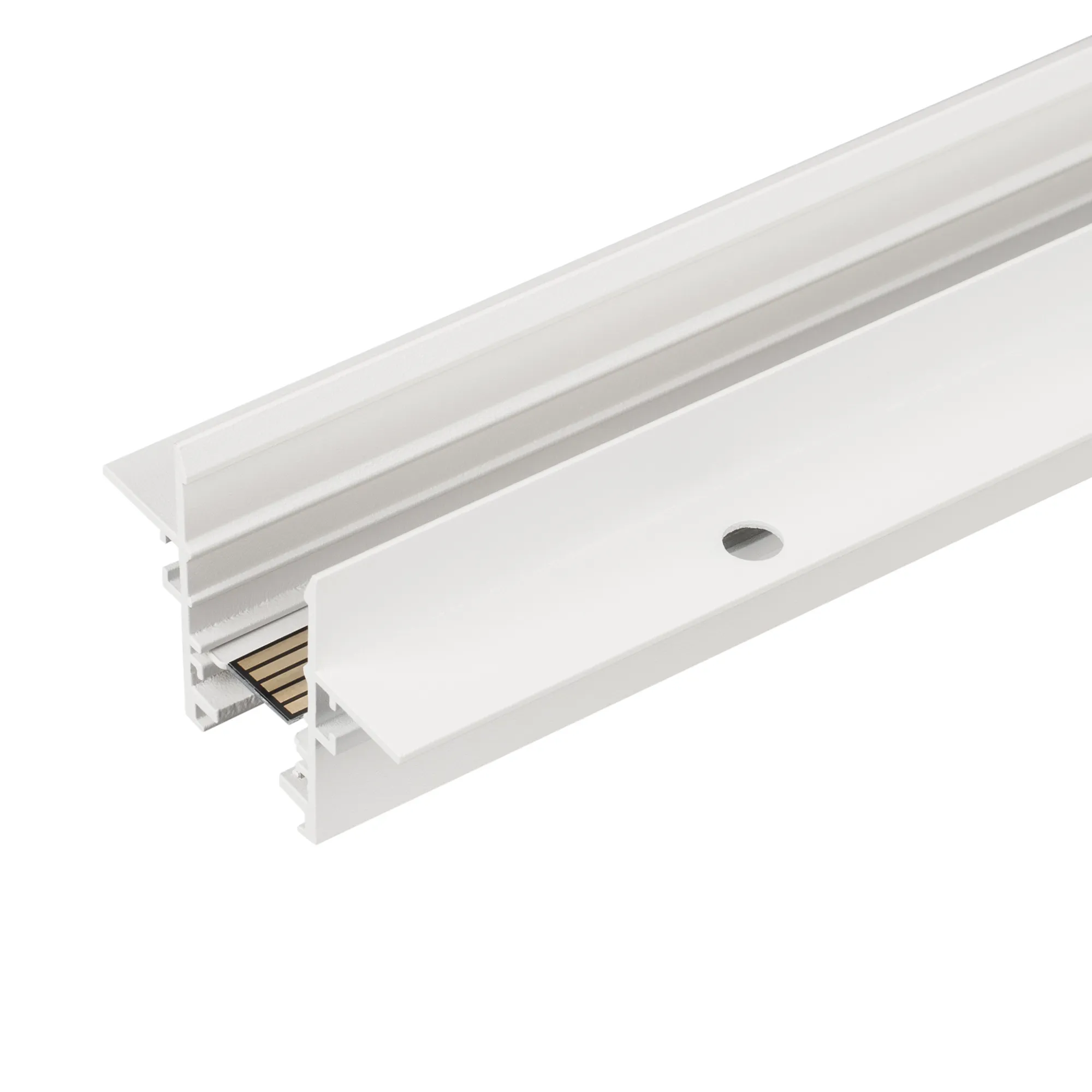 Трек встраиваемый MAG-TRACK-2538-FDW-1000 (WH, 5LN) (Arlight, IP20 Металл, 3 года)