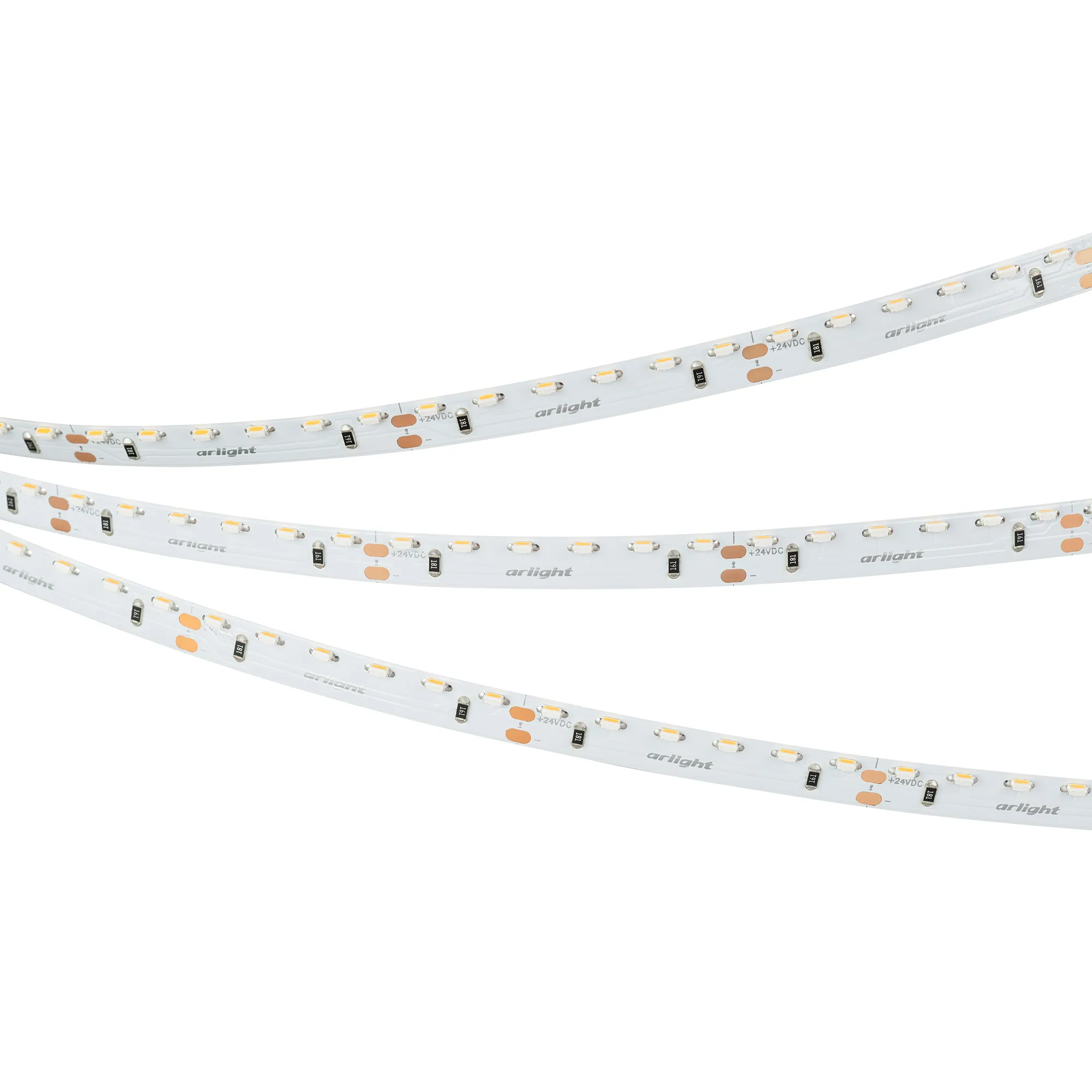 Лента светодиодная RS-S120-8mm 24V White6000 (9.6 W/m, IP20, 3014, 5m) (Arlight, боковое свечение)