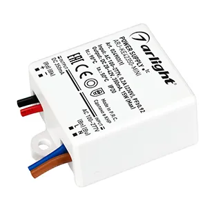 Блок питания ARJ-KE42350-MINI (15W, 350mA, PFC) (Arlight, IP20 Пластик, 5 лет) - изображение товара