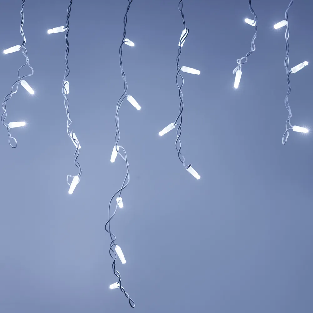 Светодиодная гирлянда ARD-EDGE-CLASSIC-2400x600-WHITE-88LED-MILK-FLASH White (230V, 6W) (Ardecoled, IP65) - изображение товара